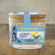 Fleur de sel 130gr Citron Thym