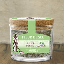 fleur de sel 125 grammes ail et persil pot verre